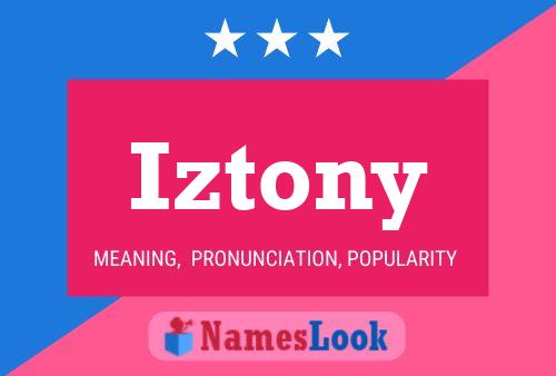 ملصق اسم Iztony