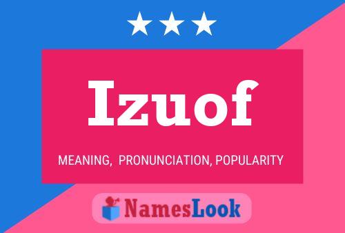 ملصق اسم Izuof