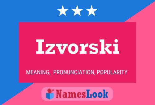 ملصق اسم Izvorski