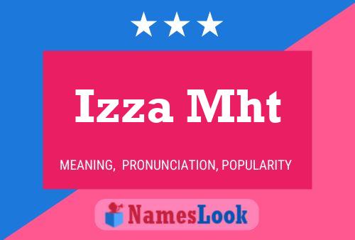 ملصق اسم Izza Mht