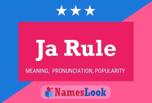 ملصق اسم Ja Rule