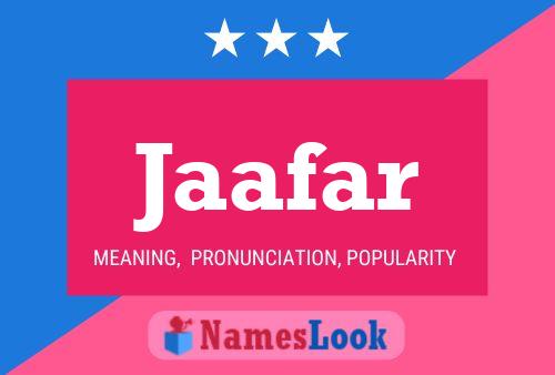 ملصق اسم Jaafar