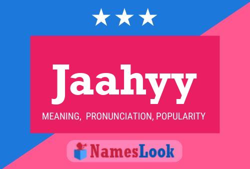 ملصق اسم Jaahyy