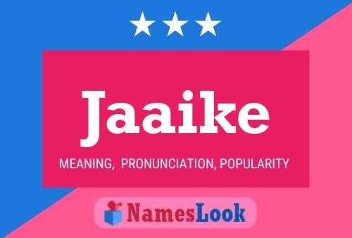 ملصق اسم Jaaike