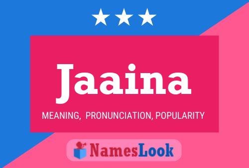 ملصق اسم Jaaina