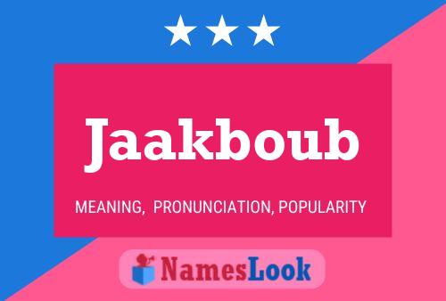 ملصق اسم Jaakboub