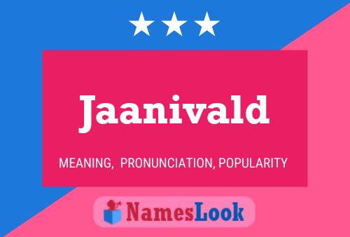 ملصق اسم Jaanivald