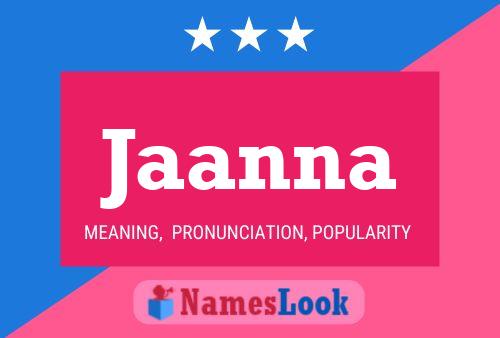 ملصق اسم Jaanna