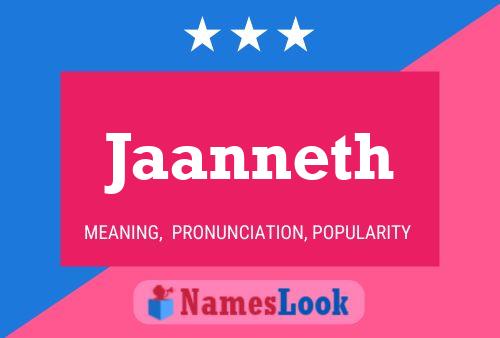 ملصق اسم Jaanneth