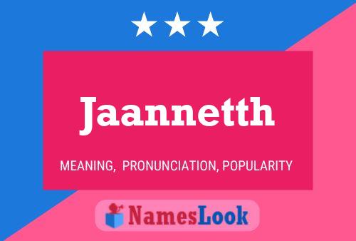 ملصق اسم Jaannetth