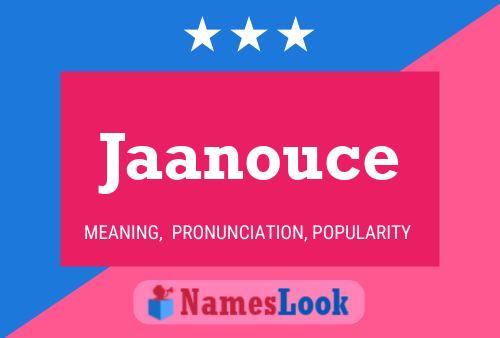 ملصق اسم Jaanouce