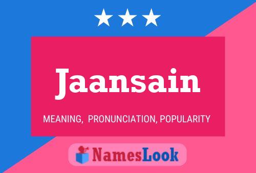 ملصق اسم Jaansain