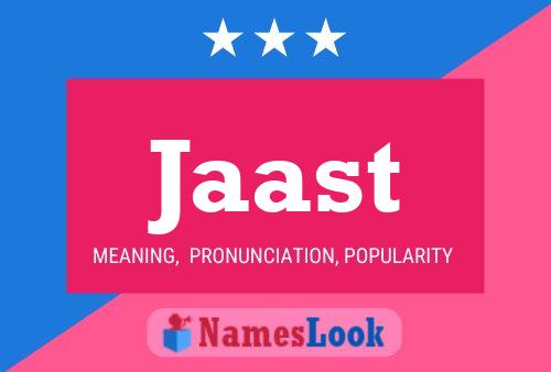 ملصق اسم Jaast