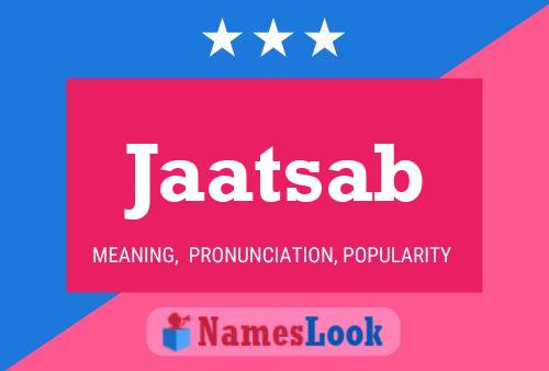 ملصق اسم Jaatsab