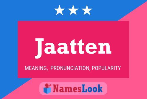 ملصق اسم Jaatten