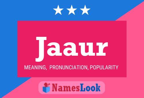 ملصق اسم Jaaur