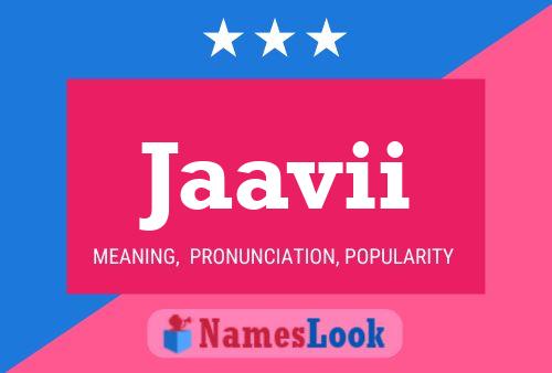 ملصق اسم Jaavii