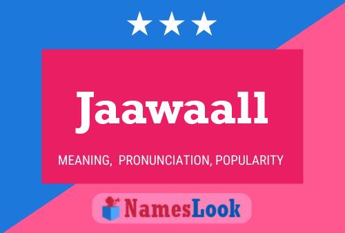 ملصق اسم Jaawaall