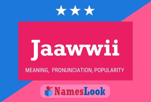 ملصق اسم Jaawwii