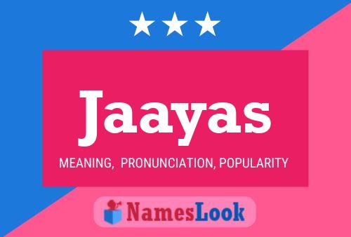 ملصق اسم Jaayas