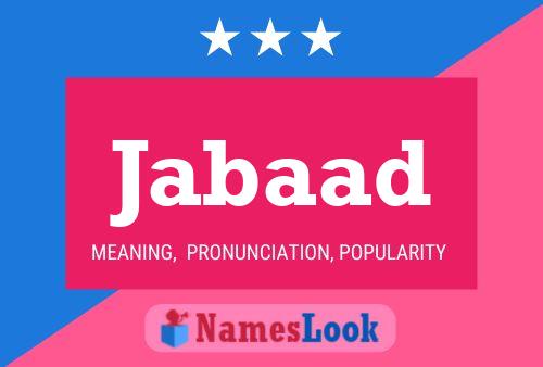 ملصق اسم Jabaad