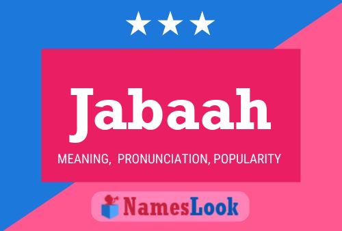 ملصق اسم Jabaah