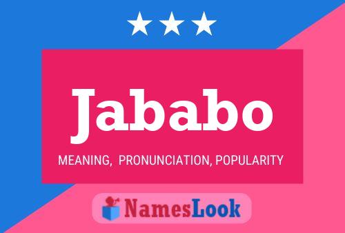 ملصق اسم Jababo