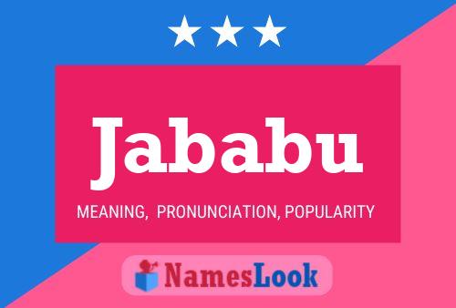 ملصق اسم Jababu