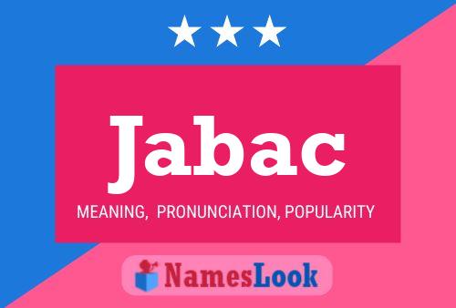 ملصق اسم Jabac