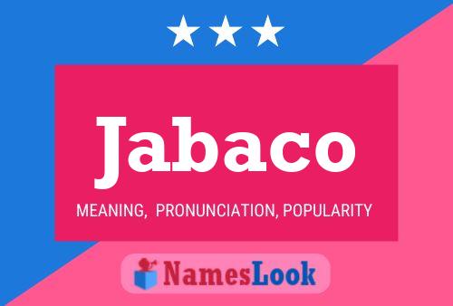 ملصق اسم Jabaco