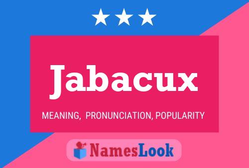 ملصق اسم Jabacux