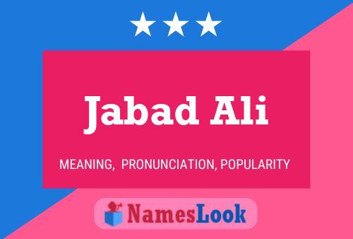 ملصق اسم Jabad Ali