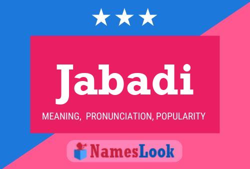 ملصق اسم Jabadi