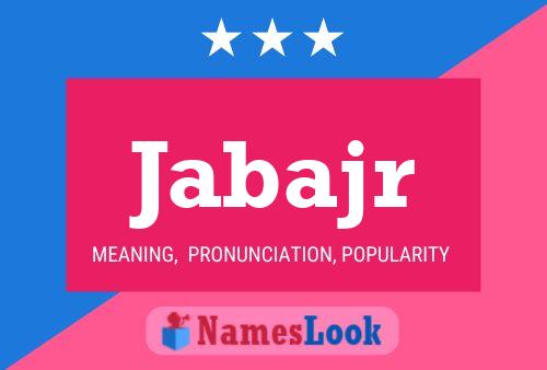 ملصق اسم Jabajr