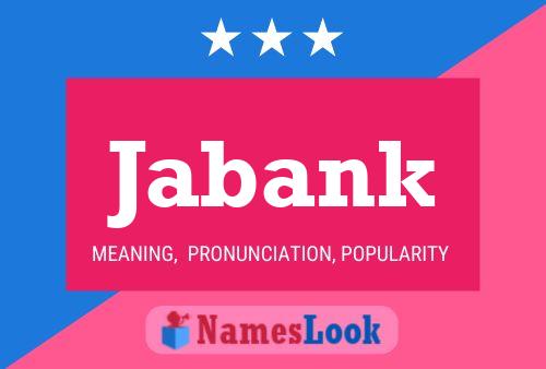 ملصق اسم Jabank