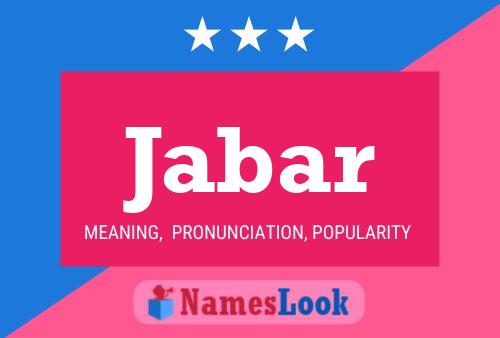 ملصق اسم Jabar