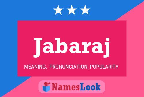 ملصق اسم Jabaraj