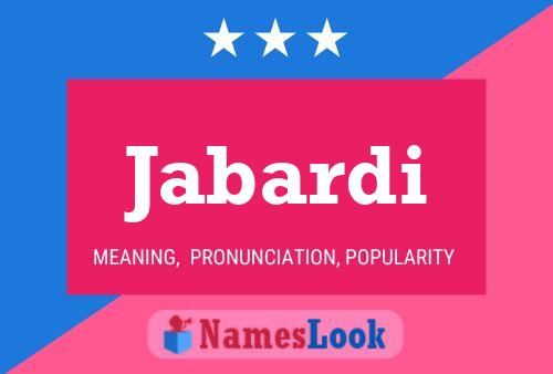 ملصق اسم Jabardi