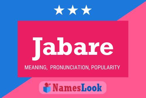 ملصق اسم Jabare