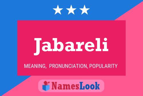 ملصق اسم Jabareli