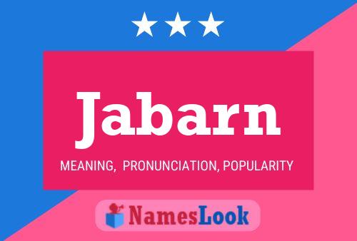 ملصق اسم Jabarn