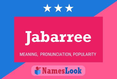 ملصق اسم Jabarree