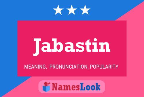 ملصق اسم Jabastin