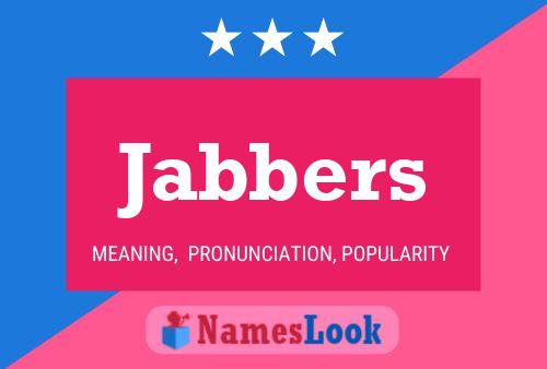 ملصق اسم Jabbers