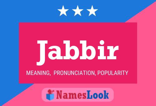 ملصق اسم Jabbir