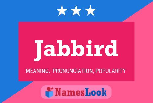 ملصق اسم Jabbird