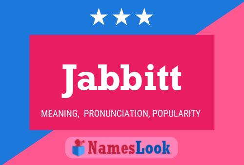 ملصق اسم Jabbitt