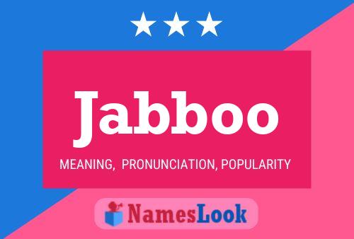 ملصق اسم Jabboo