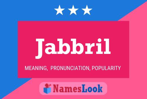 ملصق اسم Jabbril