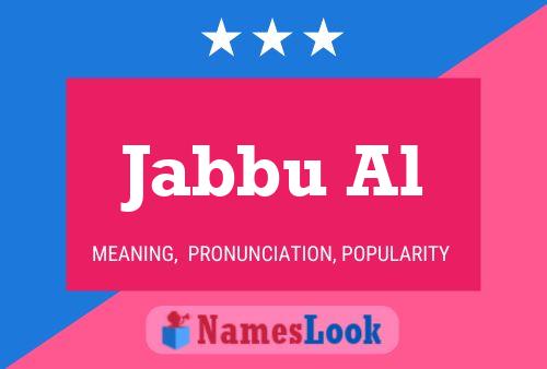 ملصق اسم Jabbu Al